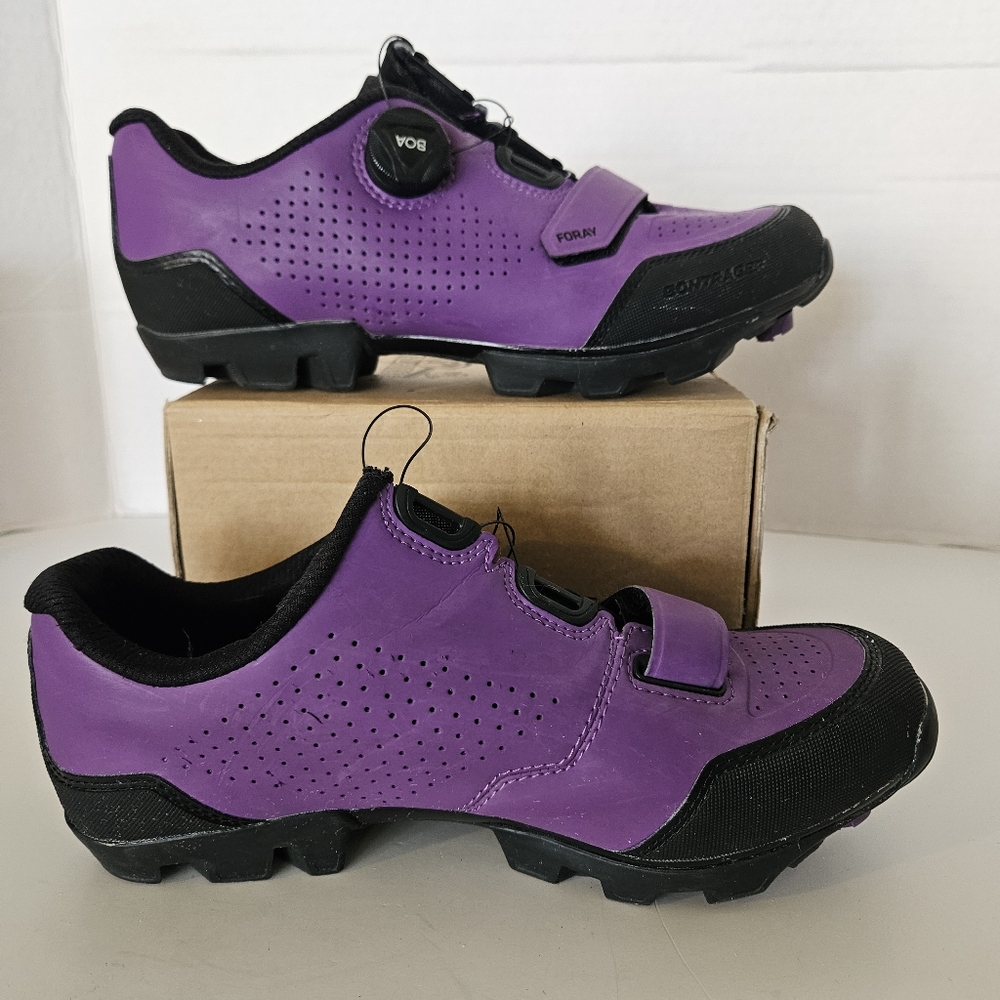 Women's Athletic Shoes - Purple and Black